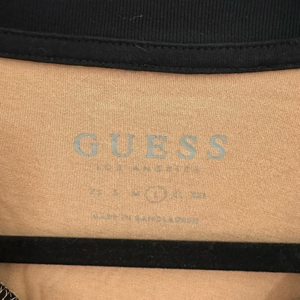 Guess Brand Men's Tan T-Shirt size LG #1856 - Picture 4 of 4